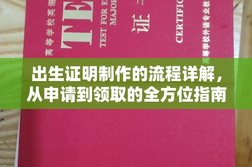 嵩明出生证明制作的流程详解，从申请到领取的全方位指南